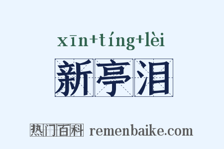 新亭泪是什么意思的图片
